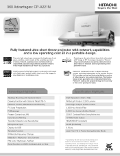 Hitachi CP-A221N Brochure