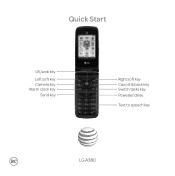 LG A380 Quick Start Guide - English