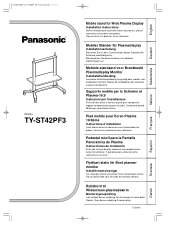 Panasonic TY-ST42PF3 Installation Instructions