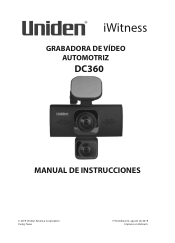 Uniden DC360 Spanish Owner Manual
