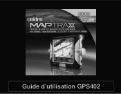 Uniden GPS402 French Owners Manual