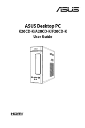 Asus VivoPC K20CD K20CDA20CDF20CD users manual