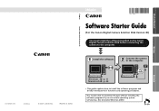 Canon A460 Software Starter Guide For the Canon Digital Camera Solution Disk Version 30