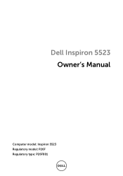 Dell Inspiron 15Z 5523 Owner's Manual (PDF)