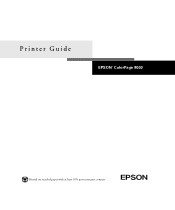 Epson ColorPage 8000 User Manual