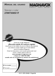 Magnavox 27MT3305 User manual,  Spanish (Argentina)