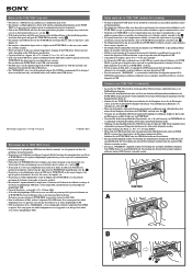 Sony DSX-S310BTX Notes on the TUNE TRAY (tray unit)