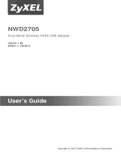 ZyXEL NWD2705 User Guide