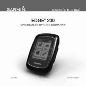 Garmin Edge 200 Owner's Manual