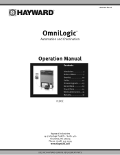 Hayward HLBASE OmniLogic-Operation-Manual-2023-And-Newer-1002785RevA