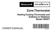 Honeywell T8090T Owner's Manual