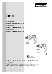 Makita DP4000 Owners Manual