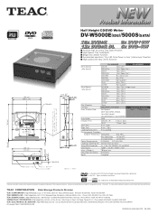 TEAC DV-W5000S DV-W5000E Brochure