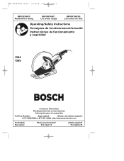 Bosch 1364 Operating Instructions
