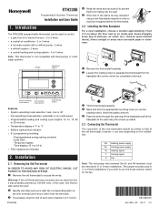Honeywell RTH230B Owner's Manual