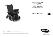 Invacare TDXSI-HD Owners Manual 2