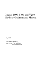 Lenovo V100 Hardware Maintenance Manual