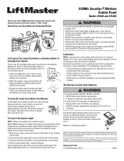 LiftMaster 378LM Instructions - English French