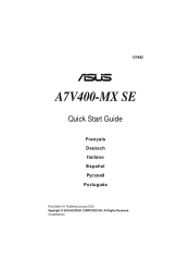 Asus A7V400-MX SE Motherboard DIY Troubleshooting Guide