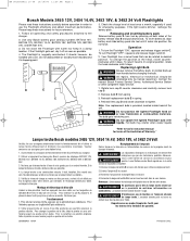 Bosch 3453-01 Operating Instructions