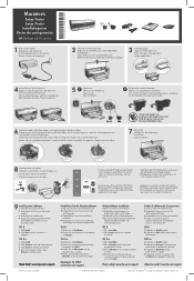 HP 6520 HP Deskjet 6500 Printer series - (Macintosh) Setup Poster