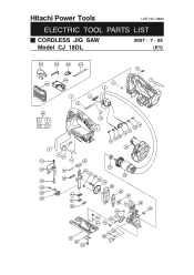 Hitachi CJ18DL Parts List