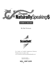 Sony ICD-R100VTP Dragon Naturally Speaking 6 Users Guide