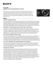 Sony ILCE-6500 Marketing Specifications