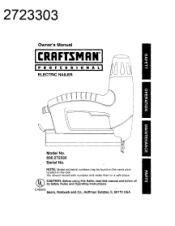 Craftsman 27233 Operation Manual