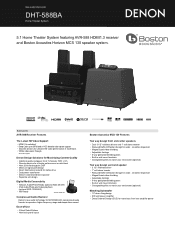 Denon DHT-588BA Literature/Product Sheet