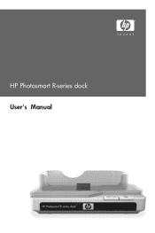 HP C8907A HP Photosmart R-series dock - User Manual