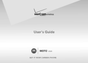 Motorola W385 Verizon User Guide