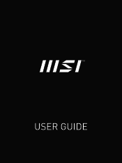 MSI Modern 14 B4MW User Manual