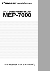 Pioneer MEP-7000 Other Manual