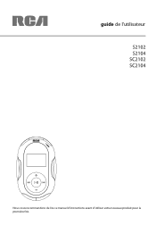 RCA S2102 User Manual - S2102 (French)