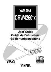 Yamaha CRW4260TX User Guide
