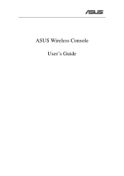 Asus A4S ASUS Wireless Console user Guide (English)