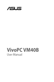 Asus VM40B VM40B User's Manual