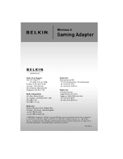 Belkin F5D7330 User Guide