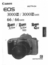 Canon EOS Rebel GII EOS Rebel GII Product Manual