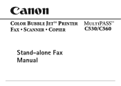 Canon MultiPASS C530 User Manual