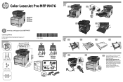 HP Color LaserJet Pro MFP M476 Setup Poster
