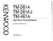 Kenwood TM-261EJ User Manual
