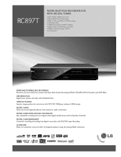 LG RC897T Specification (English)