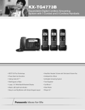 Panasonic KX-TG4773B User Manual