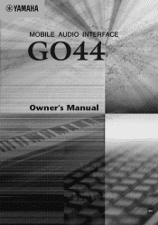 Yamaha GO44 Owner's Manual