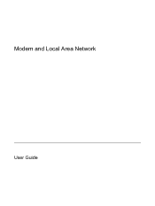 Compaq 2210b Modem and Local Area Network - Windows XP