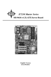 MSI E7230 User Guide