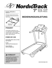NordicTrack T 9.2 Treadmill German Manual