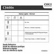 Oki C3400n C3400n Handy Reference